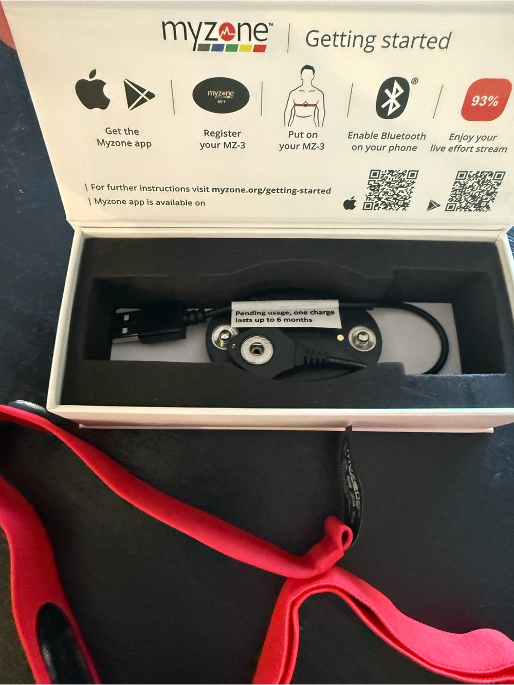 Myzone MZ-3 Heart Rate Monitor — New in Box, Never Used - Picture 3 of 5
